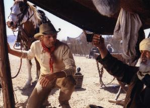 As Yusuf with Viggo Mortensen in Hidalgo